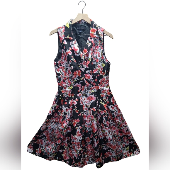NWOT    SZ-14 Floral Sleeveless Dress - Picture 2 of 14
